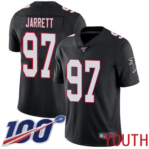 Atlanta Falcons Limited Black Youth Grady Jarrett Alternate Jersey NFL Football #97 100th Season Vapor Untouchable